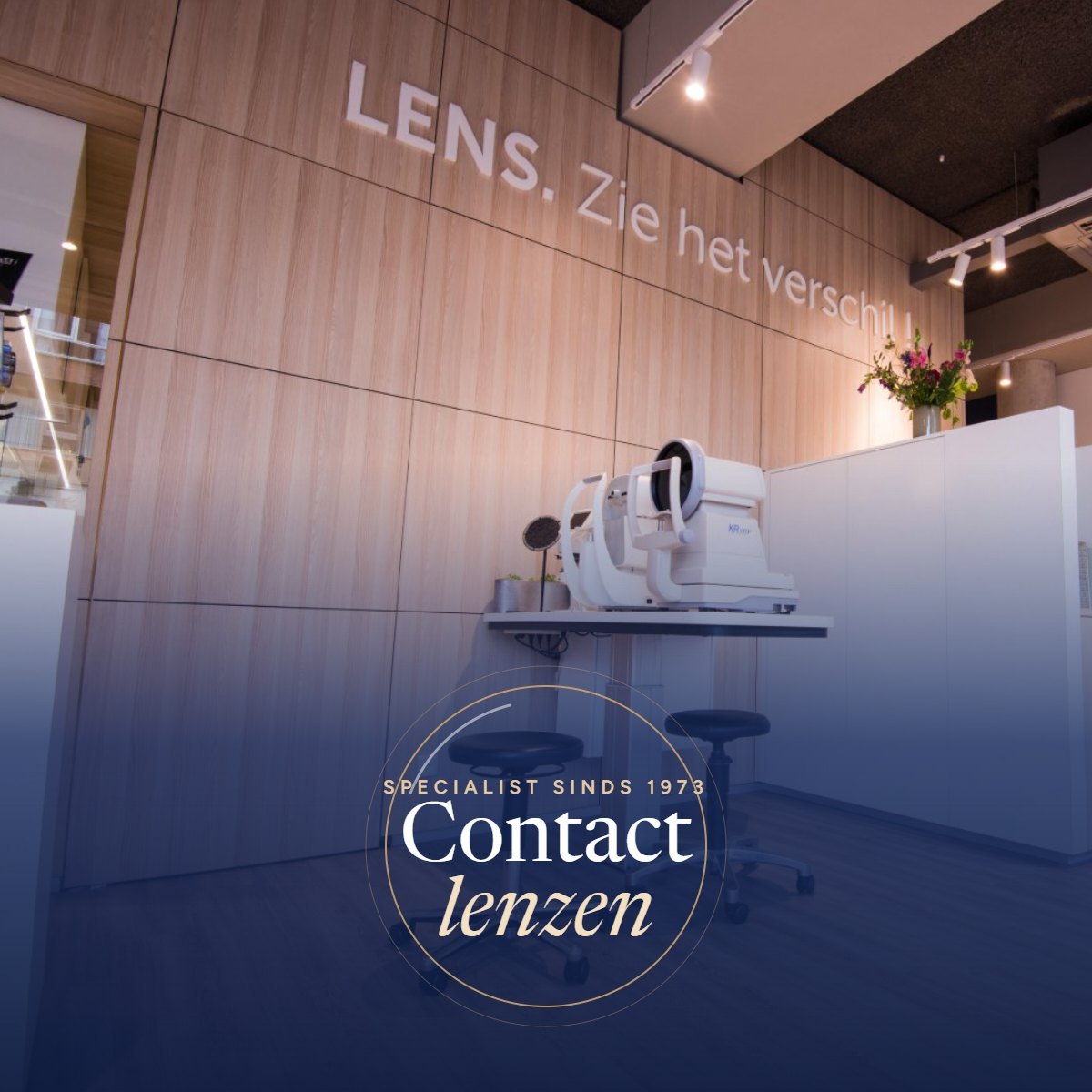 Contactlenzen bij Lens, specialist sinds 1973